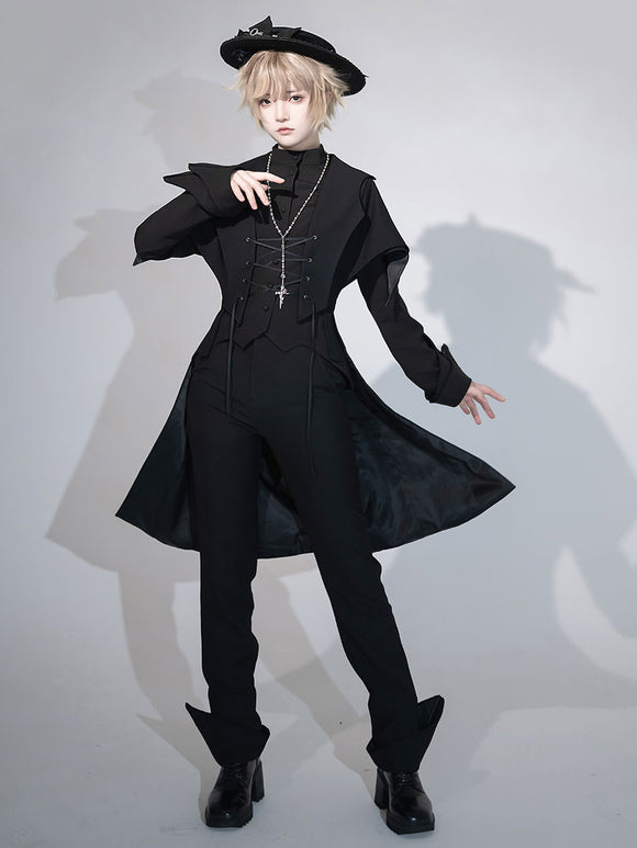 Victorian goth/ouji fashion in all black #goth #victoriangoth #oujifas