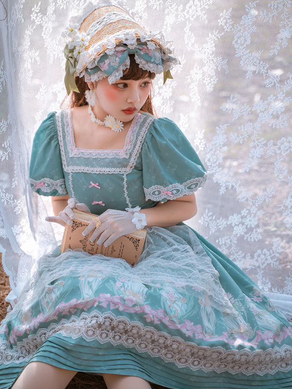 Green clearance lolita dress