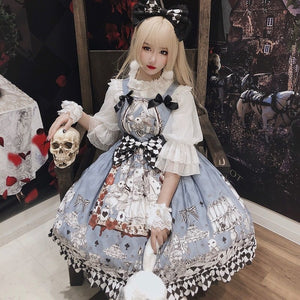 Lolita Skirt Gothic Retro Alice Lolita Dress Skirt