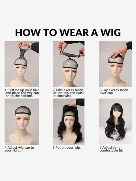 As Image Lolita Wig Long Heat-resistant Fiber Lolita Accessories