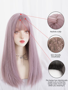 As Image Lolita Wig Long Heat-resistant Fiber Lolita Accessories