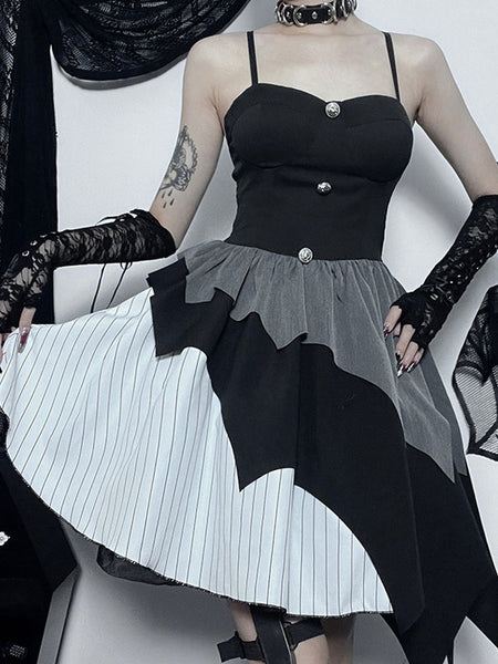 Gothic Dress Spaghetti Sexy Lolita Short Dress