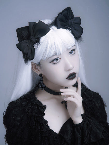 Gothic Lolita Accessories Black Accessory Bow Miscellaneous