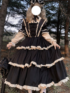 Gothic Lolita Dresses Bows Ruffles Purple Purple