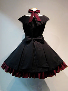 Gothic Lolita Dresses Ruffles Black