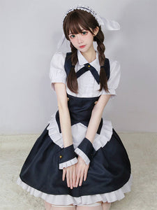 Gothic Lolita Dresses Ruffles Black