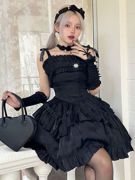 Gothic Lolita Dresses Ruffles Pink