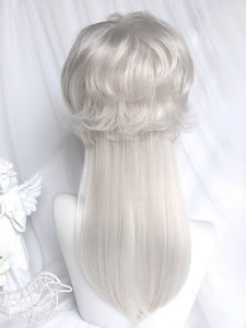 Gothic Lolita Wig Long Layered Silver Lolita Accessories