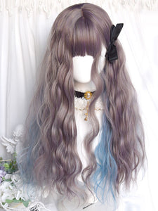 Harajuku Fashion Lolita Wig Long Heat-resistant Fiber Taupe Lolita Accessories