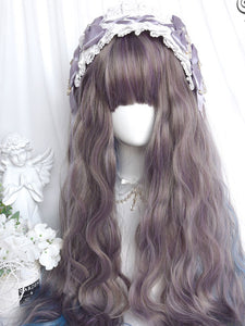 Harajuku Fashion Lolita Wig Long Heat-resistant Fiber Taupe Lolita Accessories