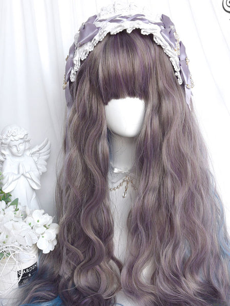 Harajuku Fashion Lolita Wig Long Heat-resistant Fiber Taupe Lolita Accessories