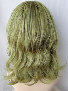 Harajuku Fashion Lolita Wigs Short Heat-resistant Fiber Green Lolita Accessories