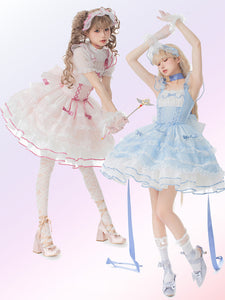 JSK Sweet Lolita Dress Sleeveless Sweet Hime Lolita Wedding Dress