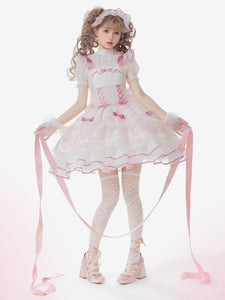 JSK Sweet Lolita Dress Sleeveless Sweet Hime Lolita Wedding Dress