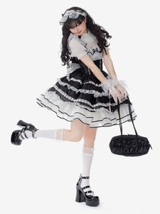 JSK Sweet Lolita Dress Sleeveless Sweet Hime Lolita Wedding Dress