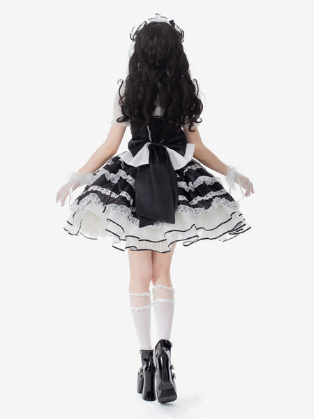 JSK Sweet Lolita Dress Sleeveless Sweet Hime Lolita Wedding Dress