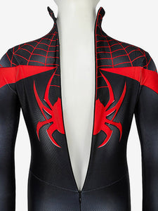 Marvel Comics Kids PS5 2024 Spider Man Miles Morales Zentai Jumpsuit Cosplay Costume