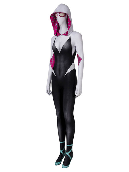 Marvel Comics Spider Man Into The Spider Verse Gwen Stacy Catsuits Marvel Comics Cosplay Costume