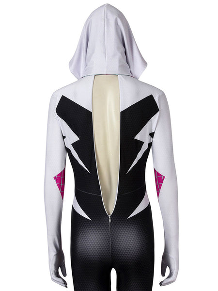 Marvel Comics Spider Man Into The Spider Verse Gwen Stacy Catsuits Marvel Comics Cosplay Costume