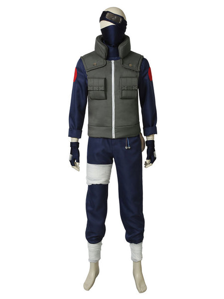 Naruto Hatake Kakashi Halloween Cosplay Costume Full Set