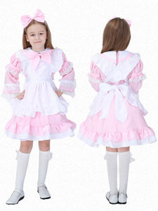 Parent-child Black Lolita OP Dress Lace Lolita One Piece Dresses