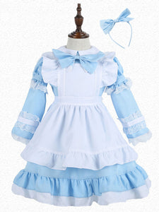 Parent-child Black Lolita OP Dress Lace Lolita One Piece Dresses