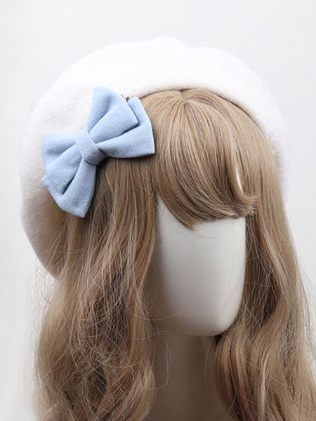 ROCOCO Style Lolita Hat Light Sky Blue Bows Accessory Lolita Accessories