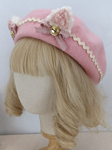 ROCOCO Style Lolita Hat Ruffles Bows Accessory Polyester Mahogany Lolita Accessories