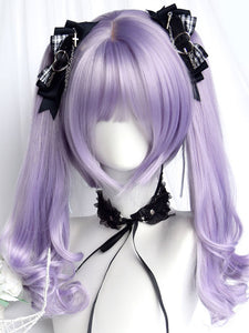 ROCOCO Style Lolita Wigs Purple Long Heat-resistant Fiber Lolita Accessories