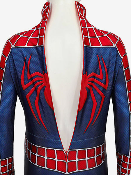 Red Jumpsuit Lycra Spandex Catsuits Zentai Spiderman Kids Cosplay Costumes