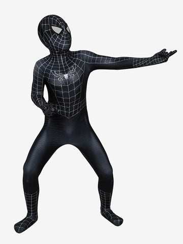 Spider Man 3 Kid Venom Spider-Man Cosplay Suit