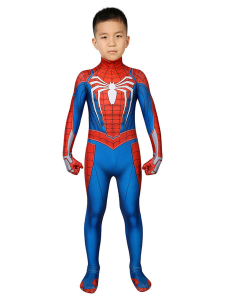 Spider-Man Kids Cosplay Jumpsuit Marvel 2018 PS4 Game Cosplay Costume