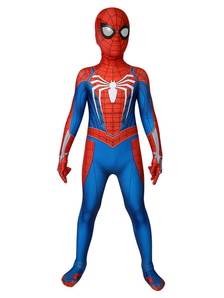 Spider-Man Kids Cosplay Jumpsuit Marvel 2018 PS4 Game Cosplay Costume