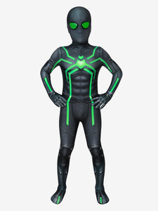 Spider-Man Stealth Suit Cosplay Costume Lycra Spandex Catsuits PS4 Game Marvel Kids Jumpsuits