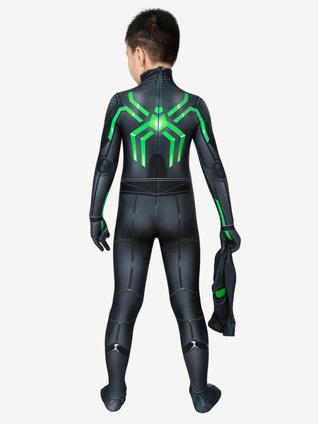 Spider-Man Stealth Suit Cosplay Costume Lycra Spandex Catsuits PS4 Game Marvel Kids Jumpsuits