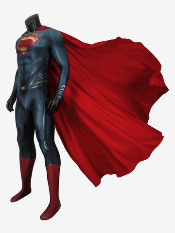 Superman Clark Kent Cosplay Costume With Cape