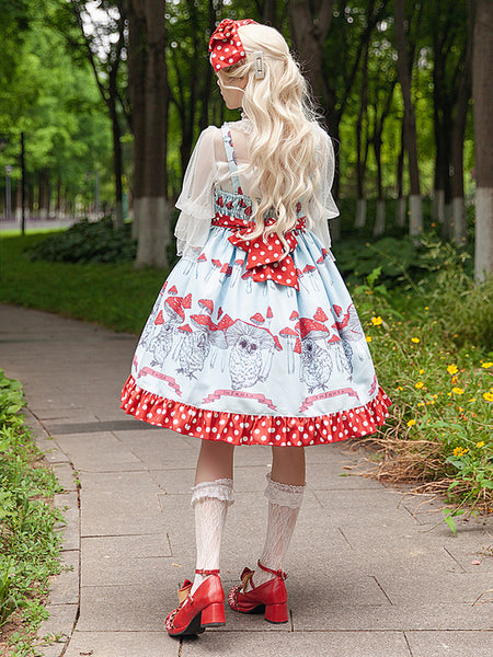 Sweet Lolita Dress Polyester Bows Bowknot Sweet Lolita Dress