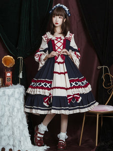 Sweet Lolita Dress Polyester Long Sleeves Dress Lolita Dress