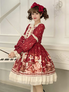 Sweet Lolita Dress Polyester Long Sleeves Dress Lolita Dress