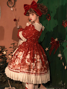 Sweet Lolita Dress Polyester Long Sleeves Dress Lolita Dress