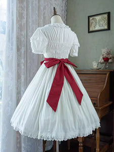 Sweet Lolita Dress Polyester Short Sleeves Dress Lolita Dress