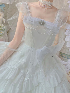 Sweet Lolita Dress Polyester Sleeveless Dress