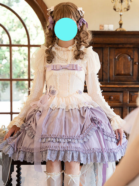 Sweet Lolita Dress Polyester Sleeveless Jumper Lolita Dress