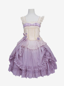 Sweet Lolita Dress Polyester Sleeveless Jumper Lolita Dress