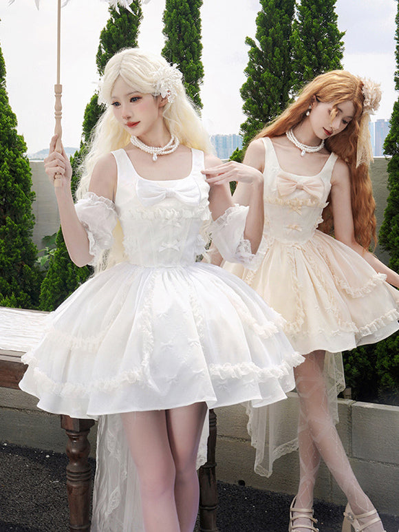 Sweet Lolita Dress Polyester Sleeveless Jumper Sweet Lolita Dress