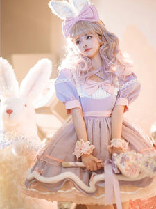 Sweet Lolita Dress Short Sleeves Sweet Dress Lolita Dress