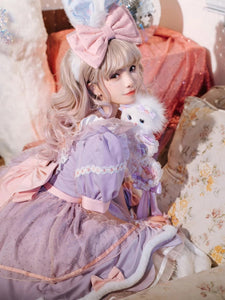 Sweet Lolita Dress Short Sleeves Sweet Dress Lolita Dress