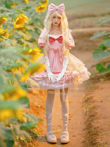 Sweet Lolita Dress Short Sleeves Sweet Dress Lolita Dress