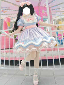 Sweet Lolita Dress Short Sleeves Sweet Dress Lolita Dress