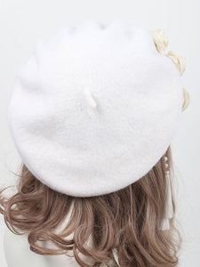 Sweet Lolita Hat Flowers Accessory White Lolita Accessories